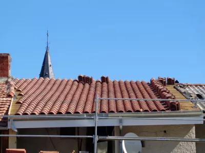 couverture galleane rouge vieilli